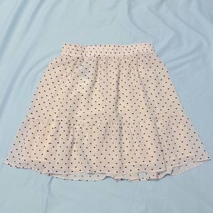 LOFT xxs petite polka dot skirt